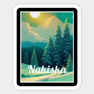 Nakiska Alberta Canada ski Sticker